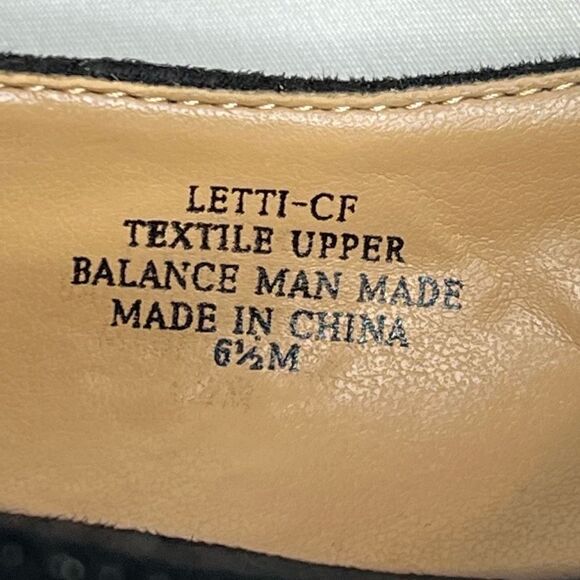 Coach and Four black Letti -CF sling back heels size 6.5 - Picture 15 of 16